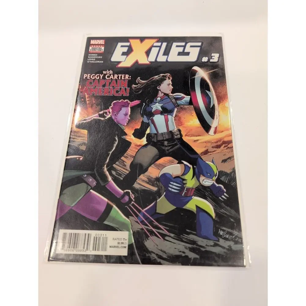 EXILES #3 1ST PEGGY CARTER AS‎ CAPTAIN AMERICA MARVEL COMICS 2018